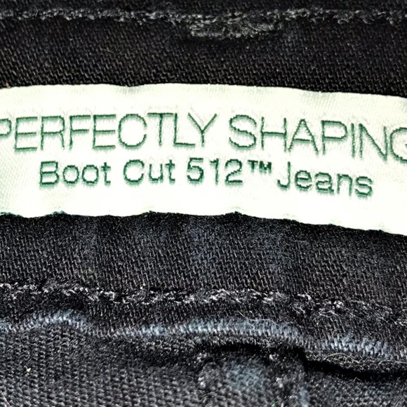 SOLD.  LEVI’S 512 Women’s Plus Size 22 Blk Jeans - Picture 2 of 8
